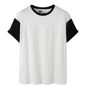 Polo Hombre Yansus Bicolor Blanco Negro