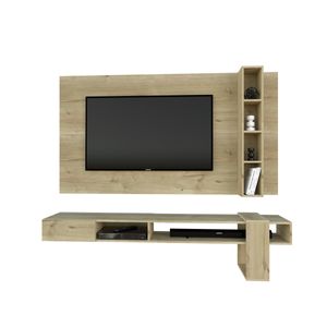 Centro de Entretenimiento 65″ Gravatai Mesa de TV y Panel Movenda Duna