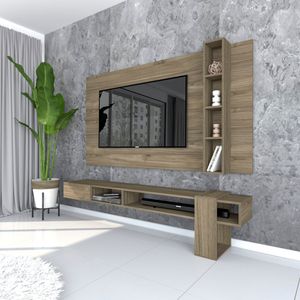 Centro de Entretenimiento 65″ Gravatai Mesa de TV y Panel Movenda Gales