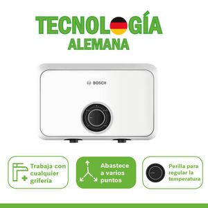 Calentador Eléctrico Bosch Multipunto Tronic 3000 C EWI 9.5kW Blanco