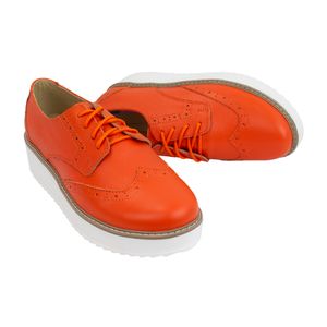 Zapato Oxford Mujer Corelli Mia  Naranja