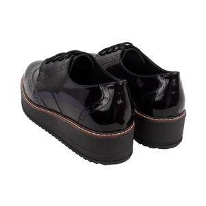 Zapato Oxford Mujer Corelli Mia  Charol  Negro