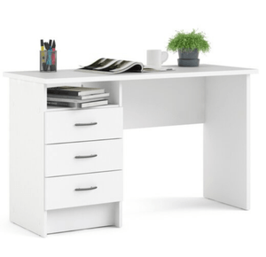 COMBO Velador Stacy + Escritorio Kendall Ventitas Home Blanco
