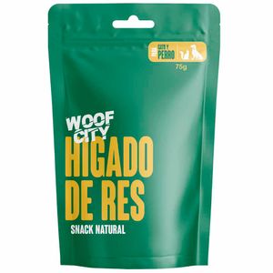 Comida para Perros WOOF CITY Hígado de Res Doypack 75g
