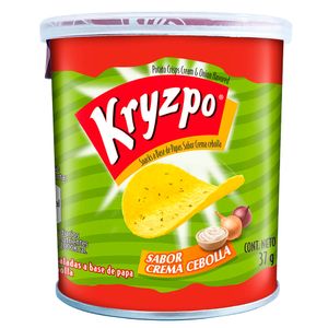 Papas KRYZPO Sabor a Crema y Cebolla Paquete 37g
