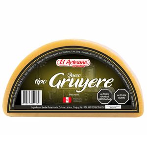 Queso Gruyere EL ARTESANO DE ANTAÑO