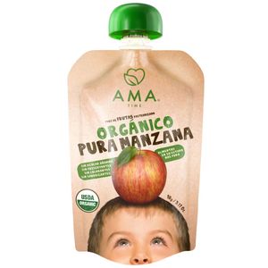Puré de Manzana Orgánico AMA TIME Doypack 90g