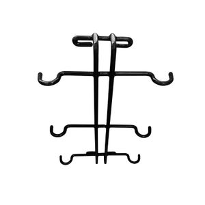 Porta Tazas Negro De 6 Ganchos