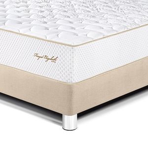 Dormitorio Royal Elizabeth 2 Plazas Champagne+ Velador Repisa