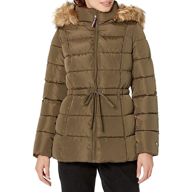 Casaca Tommy Hilfiger Zip Up Short Puffer Mujer 1000809915