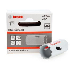 Sierra Copa Bimetálica HSS 7/8" 22mm Bosch 2608.580.402-000