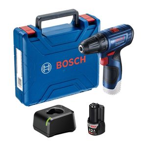 Taladro Atornillador 3/8" 12V Bivolt 30Nm 1 Bat 2.0 Ah Bosch GSR 120 LI