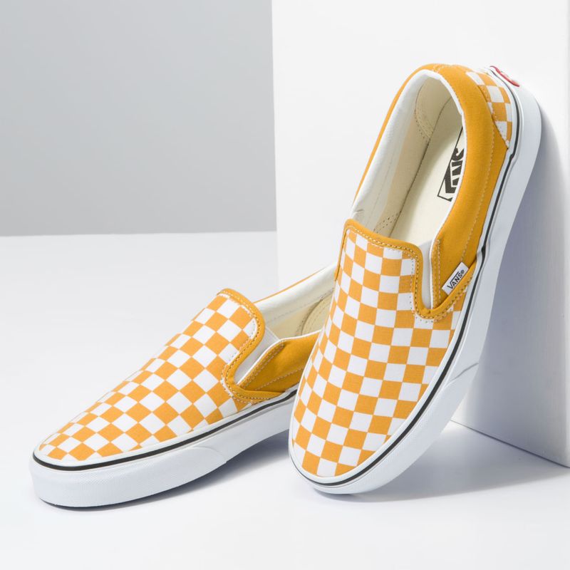 Vans slip on store hombre amarillo