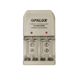 Cargador de Baterías / Pilas Recargables 9V/AA/AAA Opalux Beige
