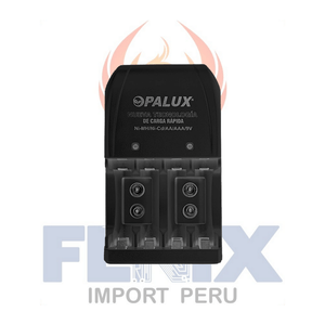 Cargador de Baterías / Pilas Recargables 9V/AA/AAA Opalux Negro
