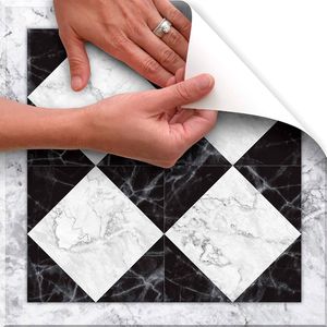 Láminas de Vinilo para Piso o Pared Contact Marble Harlequin 6 unidades