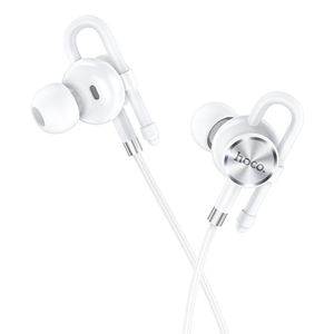 Audífonos 1,2m Earphone Tipo C Hoco M90 Gris y Micrófono De Alta Calidad y Durabilidad