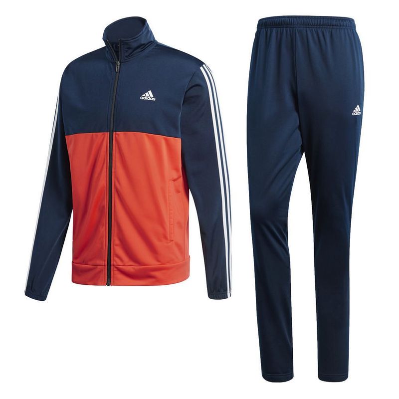 Buzo adidas azul con rayas blancas clearance