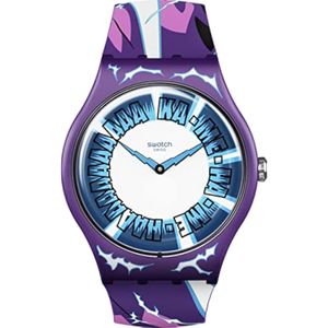 Reloj de Lujo Swatch Suoz345 para Hombre en Violeta