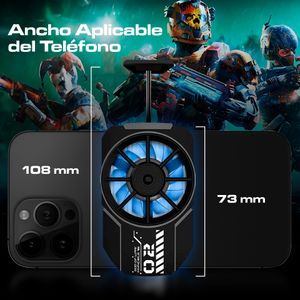 Cooler Para Celular Ventilador Para Celular y Dedales DLA2 MEMO Rac