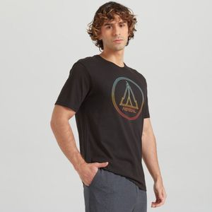 Polo Aereal Cuello Redondo Basico Diseño6 Black Hombre
