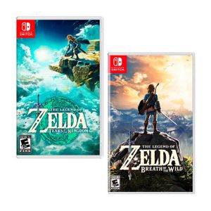 The Legend Of Zelda Tears Of The Kingdom + Breath Of The Wild Nintendo Switch