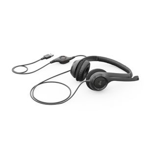 Audífono Con Micrófono Logitech H390 Usb Black
