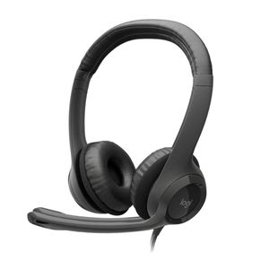Audífono Con Micrófono Logitech H390 Usb Black