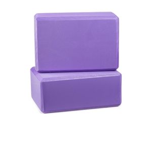 2 Ladrillo Yoga Pilates Gym Color Morado