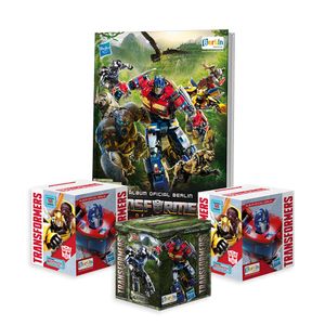 Album Transformers Editorial Berlin Tapa Dura y 3 Cajitas de 150 Sobres