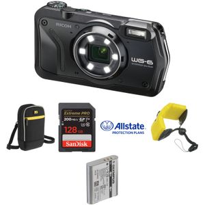Cámara Digital Deluxe Kit Ricoh Wg 6 Negro