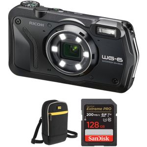 Cámara Digital Ricoh Wg 6 con Kit de Accesorios Negro