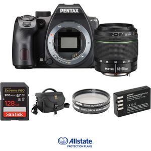 Cámara Dslr Pentax K 70 con Lente 18 55Mm en Kit Deluxe Negra