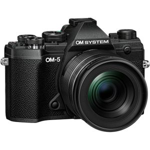 Cámara Mirrorless Om System Om 5 con Lente Pro de 12 45Mm F 4 Negro