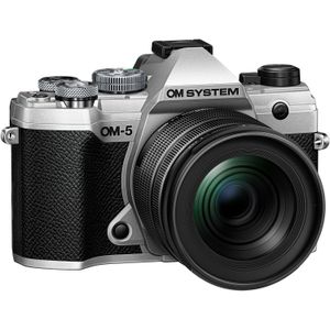 Cámara Mirrorless Om System Om 5 con Lente Pro de 12 45Mm F 4 Plata