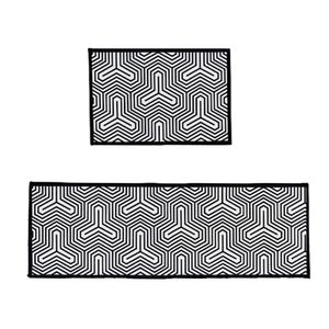 Set de Tapetes para Cocina Diseño Rayas Marca Divi