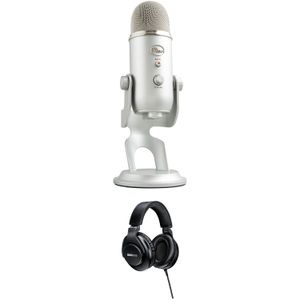 Kit de Micrófono Condensador Usb Blue Yeti con Auriculares