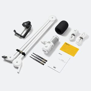 Kit de Micrófono Deity Microphones Vo 7U Dinámico Supercardioide Usb para Streaming con Brazo Articu