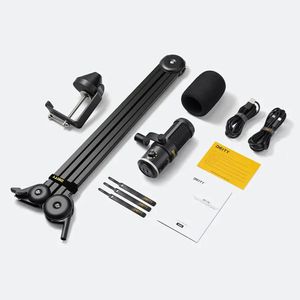 Kit de Micrófono Deity Microphones Vo 7U Dinámico Supercardioide Usb para Streaming con Brazo de Sop