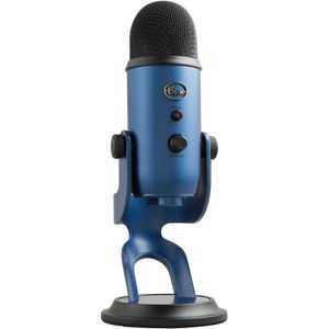 Kit de Micrófono Usb Blue Yeti con Parabrisas y Filtro de Reflexión Azul Medianoche