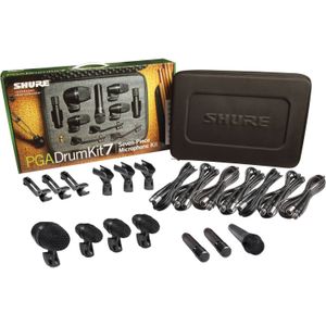 Kit de Micrófonos para Batería Shure Pgadrumkit7 de 7 Piezas
