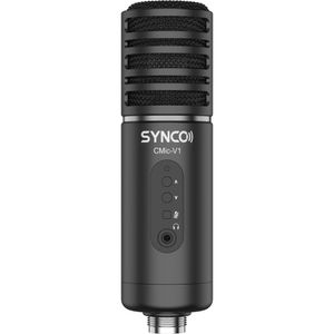 Micrófono de Condensador de Diafragma Grande Synco Cmic V1 para Escritorio con Conexión Usb