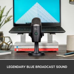 Micrófono de Condensador Usb Blue Yeti Nano Multi Pattern Negro