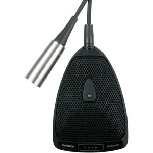 Micrófono de Superficie Omnidireccional Shure Mx393 O Microflex para Instalaciones Conector Xlr