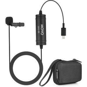 Micrófono Lavalier Omnidireccional Digital Movo Photo Lv1 Di con Conector Lightning para Iphone