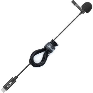 Micrófono Lavalier Omnidireccional Digital Movo Photo Ulav con Conector Usb Tipo C Cable de 6.6 Pie
