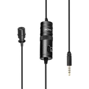 Micrófono Lavalier Universal Movo Photo Lv1 Usb con Adaptador Usb de 3.5Mm