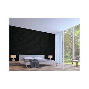 Papel Mural Negra En 3D Espuma Decorativa Adhesiva De 5MM Gruesa
