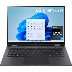 Portátil 2 en 1 Lg 14 Gram Multi Touch Negro