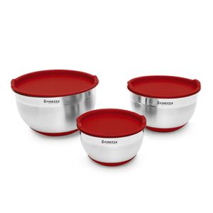 Set de Bowl Finezza FZ-1006BW-R Rojo